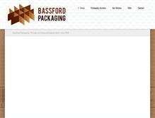 Tablet Screenshot of bassfordpackaging.com